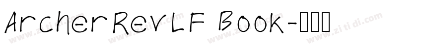 ArcherRevLF Book字体转换